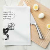 Hip Replacement Chgery - Fun Quote Theedoek (Quarter Fold)