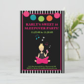 HIP RETRO MODERN Sassy Girl Birthday Kaart (Staand voorkant)