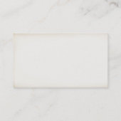 Hip Retro Style Typografie Turquoise Burst Visitekaartje (Achterkant)