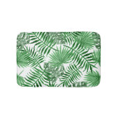 Hip Retro Tropical Green Palm Leafs Pattern Badmat (Voorkant)