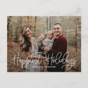 Hip schrijven gelukkigste Feestdagen Briefkaart