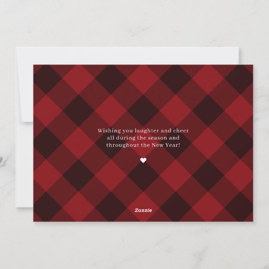 Hip schrijven gelukkigste Feestdagen fotokaart Feestdagenkaart (Achterkant)