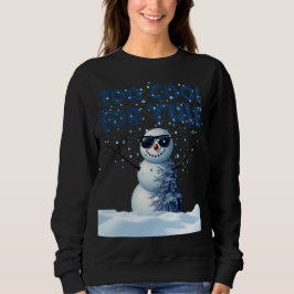 Hip Snowman Holiday Design - Sweatshirt