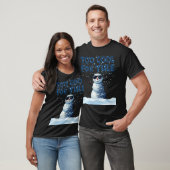 "Hip Snowman Holiday Design - T-shirts (Unisex)