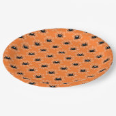 Hip Spooky Crawly spders Halloween Papieren Bordje (Gekanteld)
