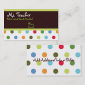 Hip Stippen Teacher Visitekaartje (Voorkant / Achterkant)