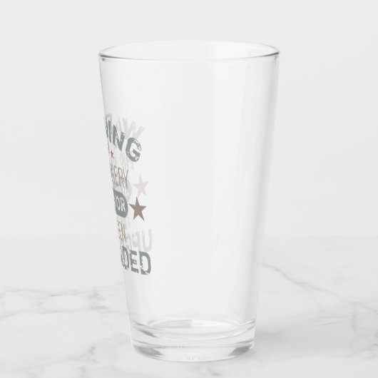 Hip Surgery Humor geüpgraded Glas (Links)