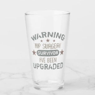 Hip Surgery Humor geüpgraded Glas
