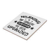 Hip Surgery Humor geüpgraded Tegeltje (Zijkant)