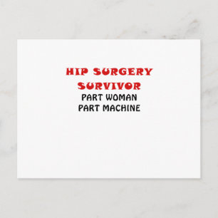 Hip Survivor Part Woman Part Machine Briefkaart