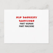 Hip Survivor Part Woman Part Machine Briefkaart (Voorkant)