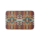 Hip Taupe Brown Oranje Blauwgroen blauwe groene et Badmat (Voorkant)