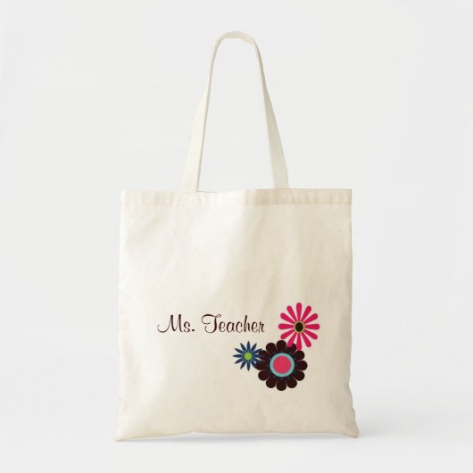 Hip Teacher Canvas tas (Voorkant)