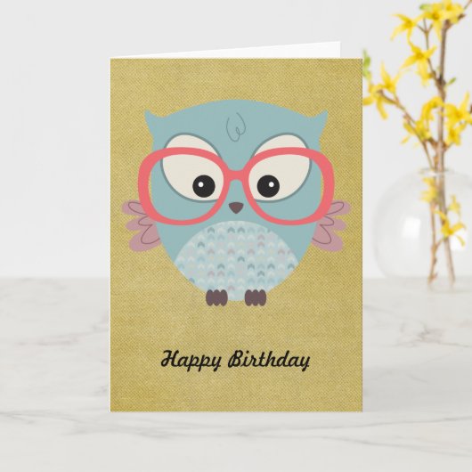 Hip Uil Kaart (Gele Bloem)