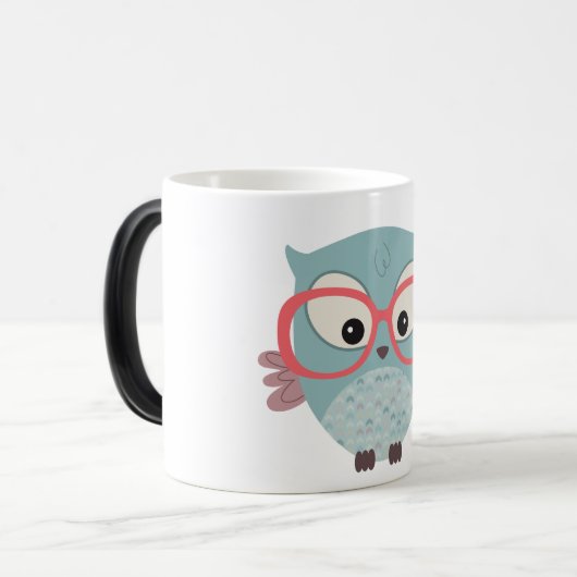 Hip Uil Magische Mok (Voorkant links)