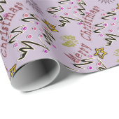 Hip vakantie - lavendelmist cadeaupapier (Rol Hoek)