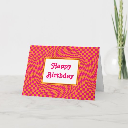 Hip Verjaardag Kaart (Voorkant)