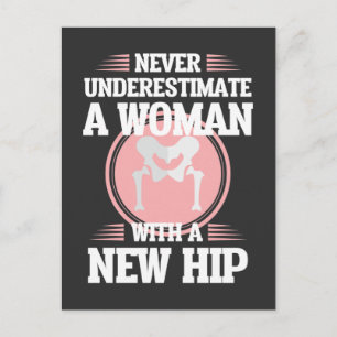 Hip-vervangingsoperatie bij het herstellen van mam briefkaart