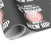 Hip-vervangingsoperatie bij het herstellen van mam cadeaupapier (Rol Hoek)