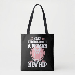 Hip-vervangingsoperatie bij het herstellen van mam tote bag