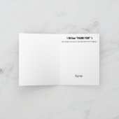 Hip-vervangingsoperatie Hartelijk dank voor uw art Kaart (Binnen)