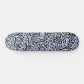 Hip Violet Blue Grey 3D Liquid Art Patroon Persoonlijk Skateboard (Horizontaal)