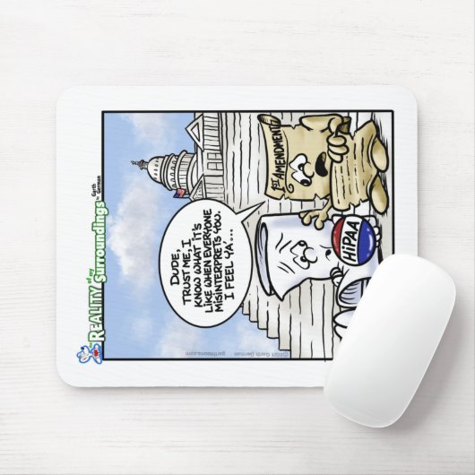 HIPAA 1e wijziging Onbegrepen Muismat (Met muis)