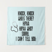 HIPAA-Humor Wandkleed (Voorkant)