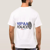 HIPAA-politie T-shirt (Achterkant)