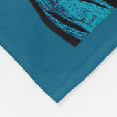 Hipe Alien Tie-dye Design  Fleece Deken (Hoek)