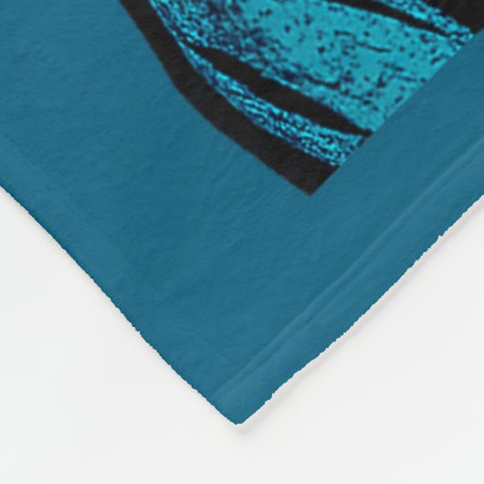 Hipe Alien Tie-dye Design  Fleece Deken (Hoek)