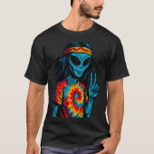 Hipe Alien Tie-dye Design  T-shirt (Voorkant)
