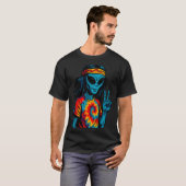 Hipe Alien Tie-dye Design  T-shirt (Voorkant volledig)