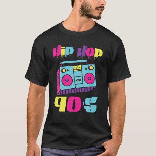 Hiphop 90S Music Throwback Hip Hop T-shirt (Voorkant)