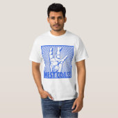 hiphop aan de westkust t-shirt (Voorkant volledig)