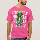 Hiphop Alien Hustle Money Urban Ufo Alien Streets T-shirt (Voorkant)