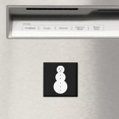 Hiphop Angry Snowman Kerstmis Magneet (Insitu (Vaatwasser))