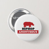 HipHop Anonymous Ronde Button 5,7 Cm (Voorkant /achterkant)