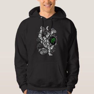 Hiphop Astronaut Ethereum - klassieke negende munt Hoodie
