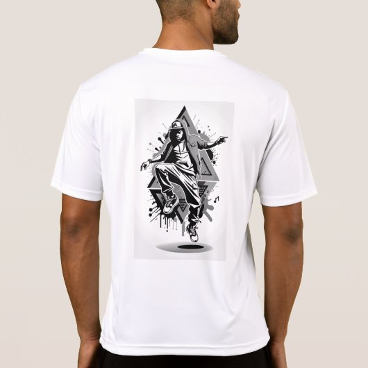 Hiphop Beats T-shirt (Achterkant)