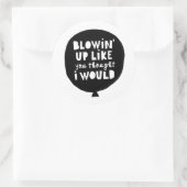 HipHop Birthday Kinderen Ronde Sticker (Tas)