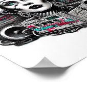 Hiphop bruid van Frankenstein Poster (Hoek)