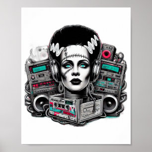 Hiphop bruid van Frankenstein Poster