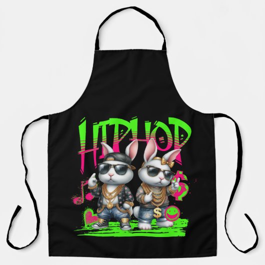 Hiphop Bunnies Schort (Voorkant)