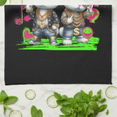 Hiphop Bunnies Theedoek (Gevouwen)