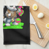 Hiphop Bunnies Theedoek (Quarter Fold)