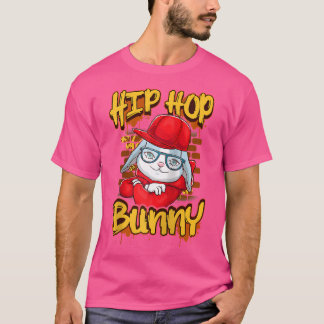 Hiphop Bunny Easter Shirt voor Peuter Boy Baseb