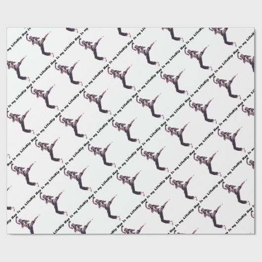 hiphop cadeaupapier (Vlak)