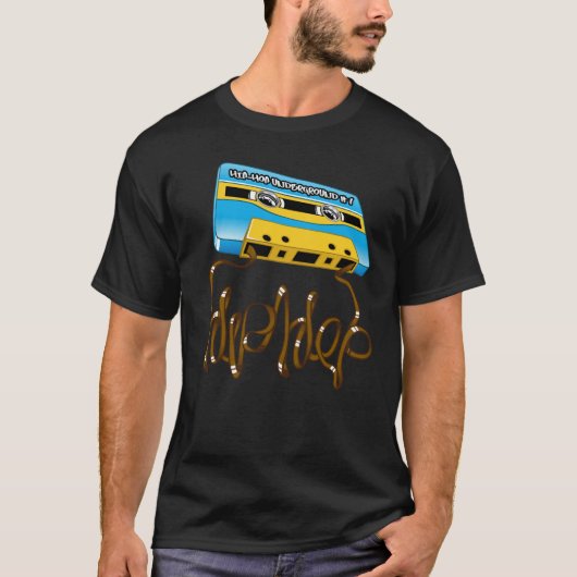 Hiphop-cassette T-shirt (Voorkant)