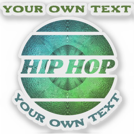 Hiphop Custom-Cut Vinyl Sticker